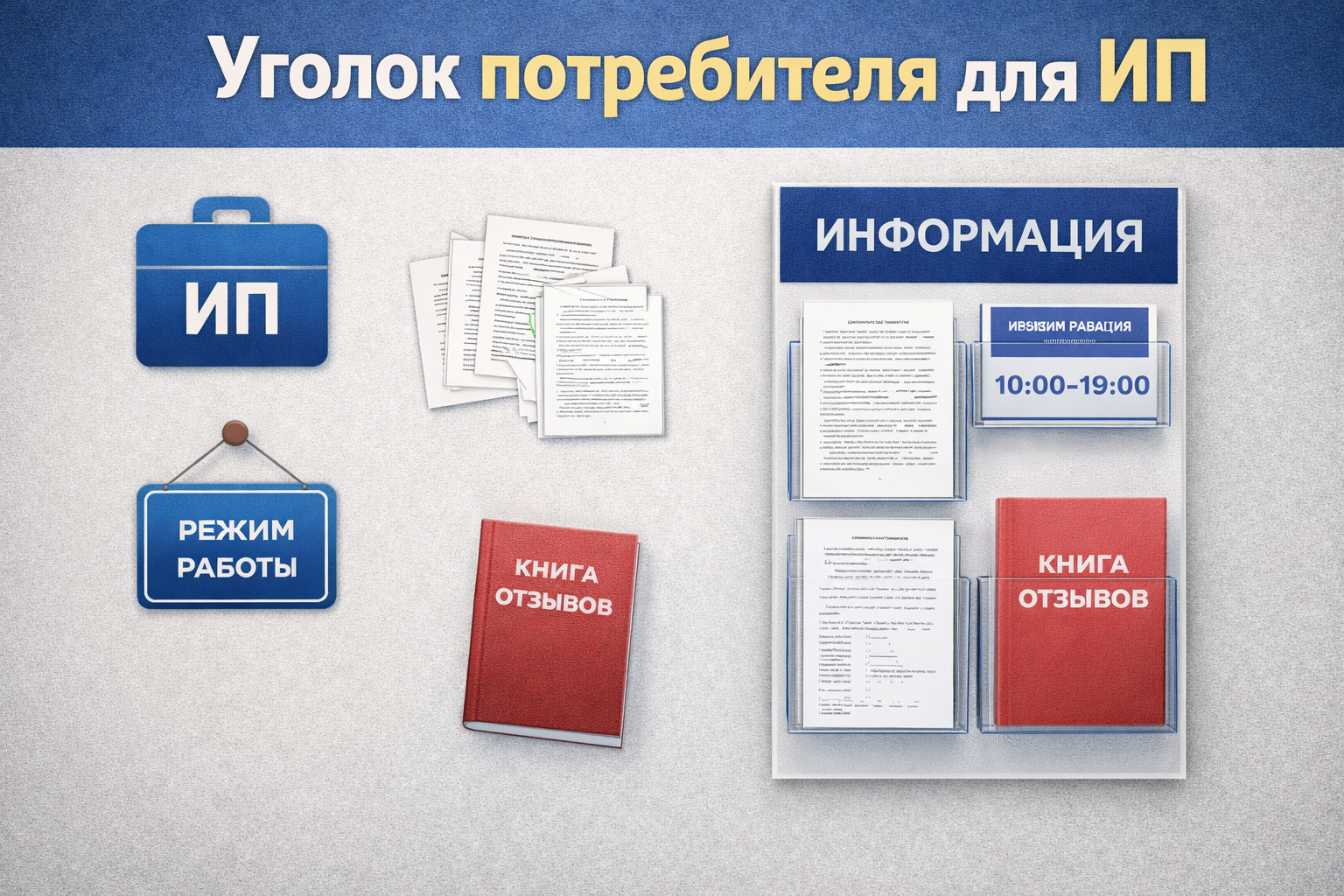 уголок потребителя для ип