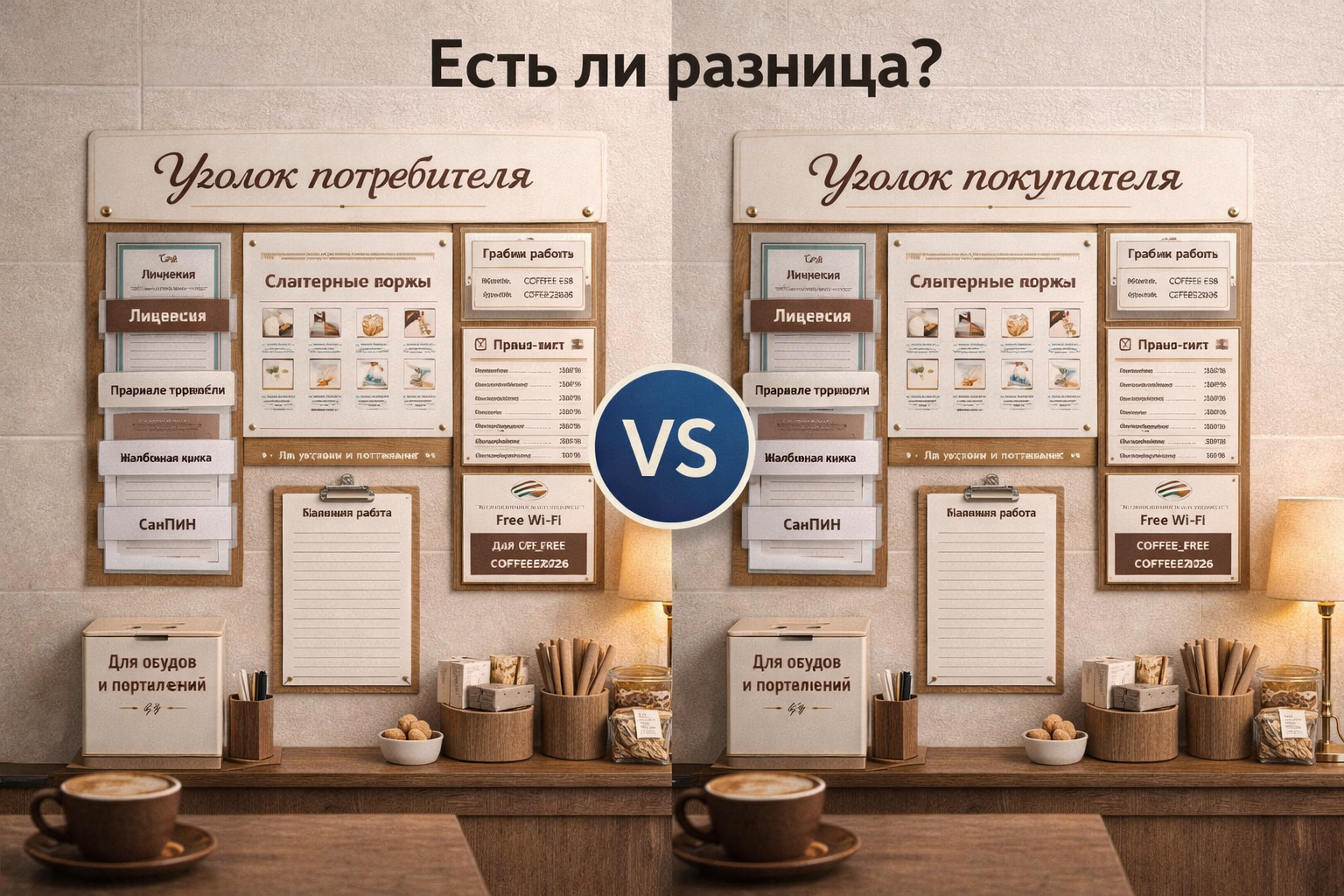 Уголок потребителя или уголок покупателя