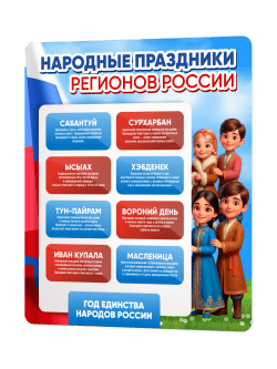 праздники народов россии стенд