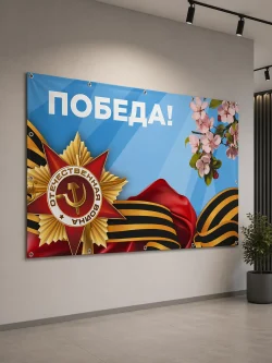 мокап баннер 2000х3000 цветы