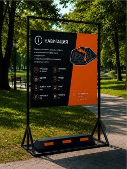 уличный навигационный стенд 5