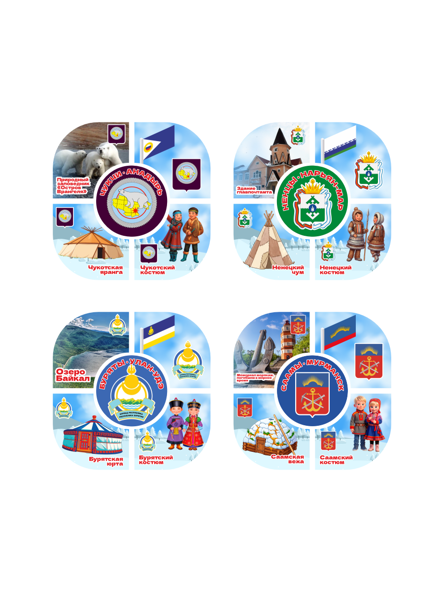 Развивающая игра о Народах Севера России 2 Народы Севера России 2